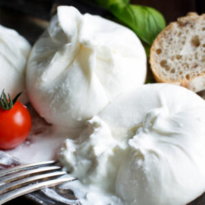 burrata fromage frais italien